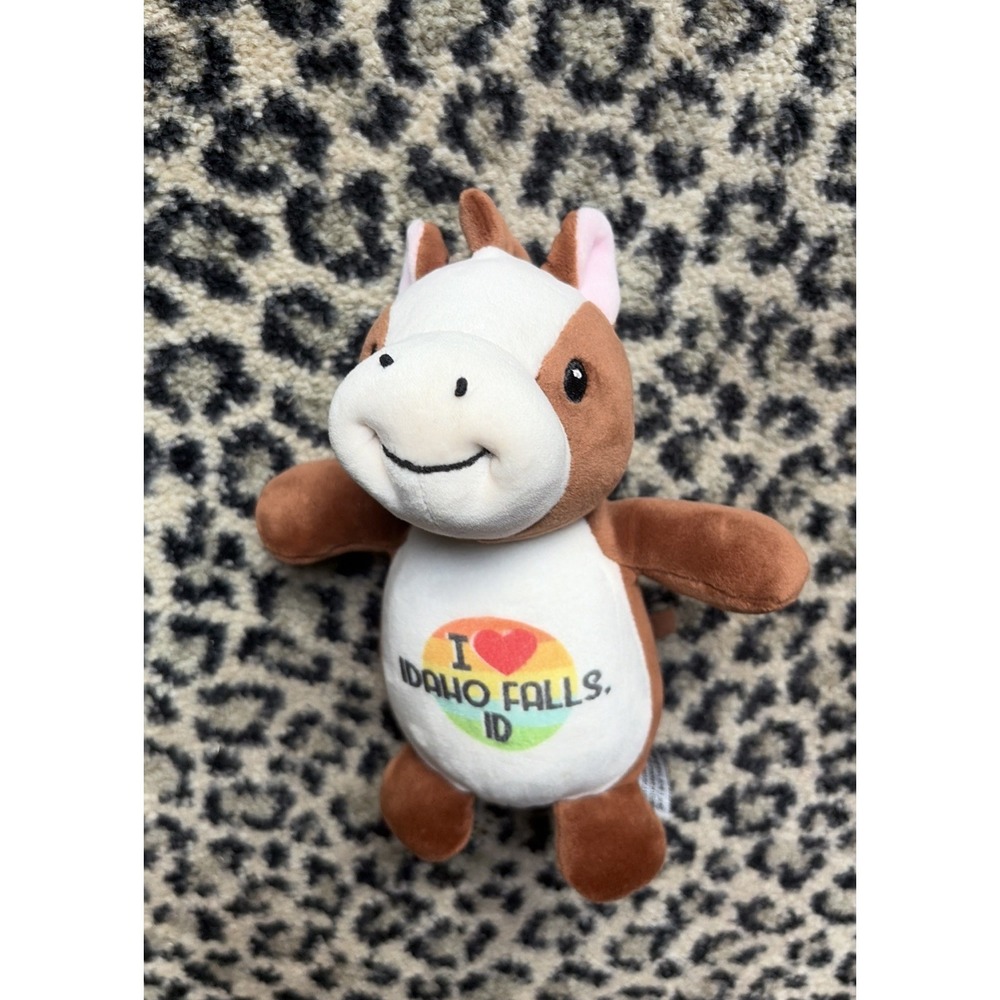 I ❤️ IDAHO FALLS, ID Plushology‎ 2022 Souvenir Toy Horse Plush Stuffed Animal